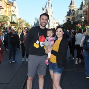 Matching family outfits in Walt Disney World